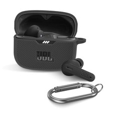 for JBL Tune 230NC TWS Case Cover, Silicone Protective Portable Scratch Black