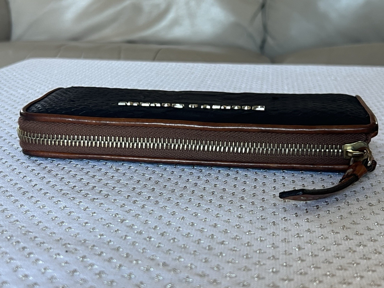 Dooney & Bourke Croc Python Embossed Leather Zip … - image 4