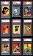 1948-49 Leaf Baseball All-PSA Near Complete Set / Lot 3.5 - VG+ 7205804