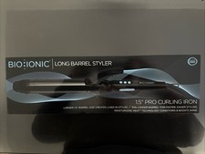 Bio Ionic Ceramic Curling Iron 1.5 Inch Long Barrel. BRAND NEW IN BOX!!!!