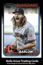 2024 Topps Update Scott Barlow #US42 Cleveland Guardians MLB Baseball 