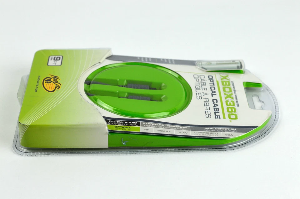 Xbox 360 Optical Cable MadCatz Pro Series 9 Foot For Digital Audio Sound Sealed - Image 4 of 4