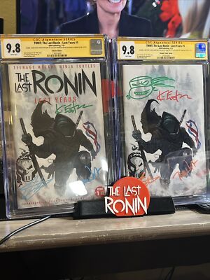 TMNT THE LAST RONIN LOST YEARS AARON BARTLING Virgin CGC 9.8 Trade And Virgin.