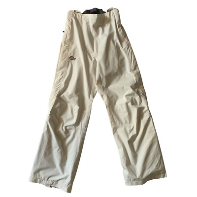 Lowe Alpine Womens Ski/Snowboard Pants US Sz 8 Triple Point Zip Away Off-White