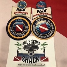 SCUBA DIVERS PATCHES PADI AND NAUI COOL SOLD SEPARATELY