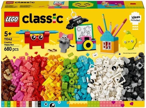 Gadget - Lego: 11042 - Lego Classic - Scatola Della Felicita Creativa - Lego