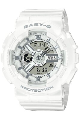 CASIO Baby-G BA-110X-7A3JF White For ladies From Japan By fedex