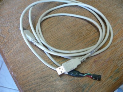 USB Kabel Adapter 8 pin Mainboard Header Buchse  2 mal USB Kabel 90cm