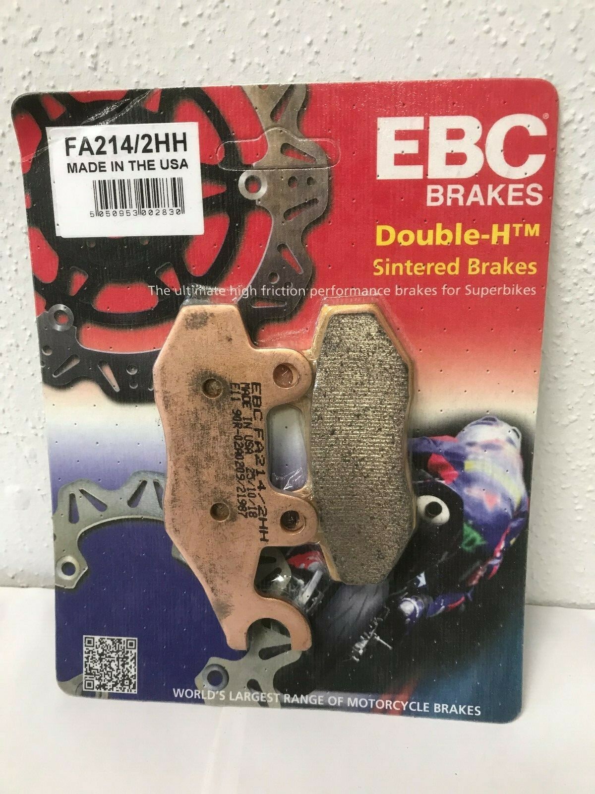 TRIUMPH SPRINT ST 1050 REAR BRAKE PADS 2005 TO 2012 EBC FA214/2 HH SINTERED