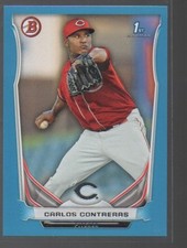 CARLOS CONTRERAS 2014 BOWMAN PROSPECTS BLUE CARD #BP65    /500