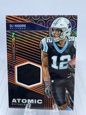 2019 Obsidian Orange Etched Atomic Material DJ Moore 6/50