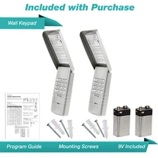 2 Garage Door Opener Keypad Replacement for Sears Craftsman 315Mhz 390Mhz 878MAX