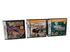 Nintendo DS Game Bundle Of 3 With Cases And Manuals