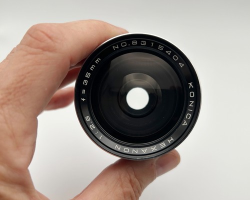 NEAR MINT + TESTED! Konica Hexanon Objektiv 35 mm f 2,8 - Bild 4 von 7