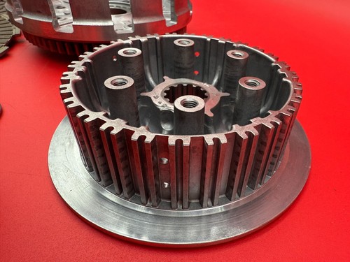 2007 07 Honda CRF450R CRF450 OEM CLUTCH OUTER PRIMARY BASKET HUB PRESURE DISC - Picture 9 of 17