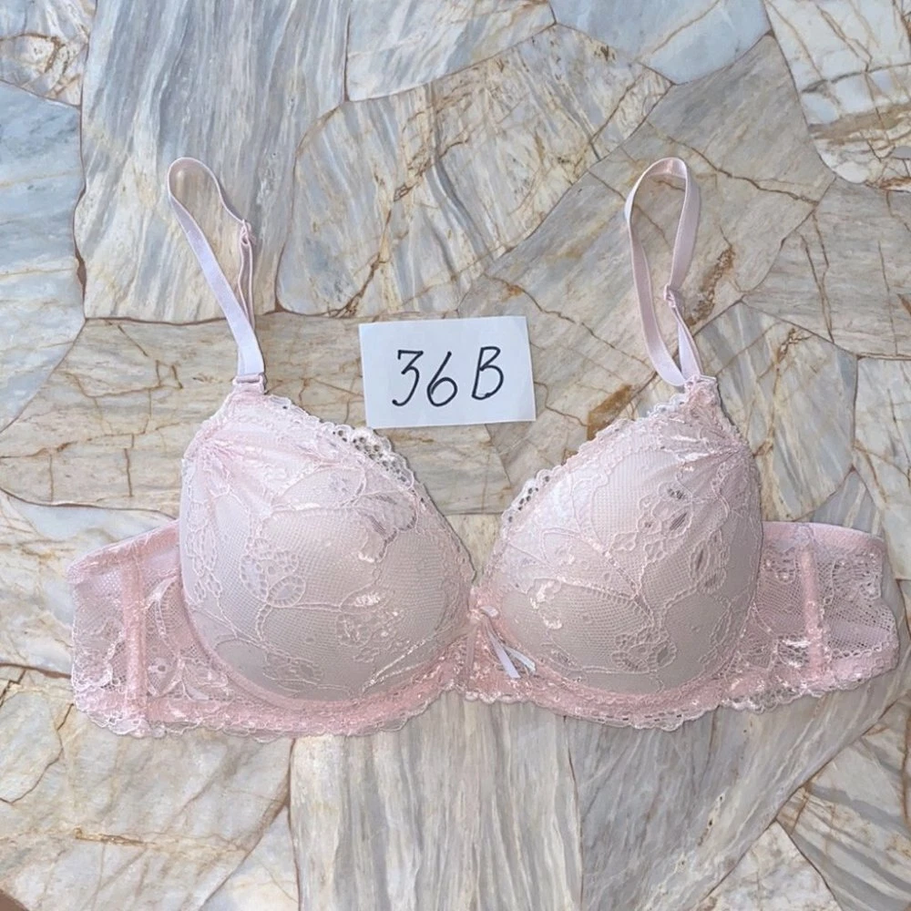 H M LIGHT PINK VERY SEXY PUSH UP 36B eBay