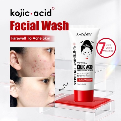 Kojic Acid Cleanser Oil Control Cleanser Deep Cleansing Moisturizing Face Wash - Picture 5 of 9