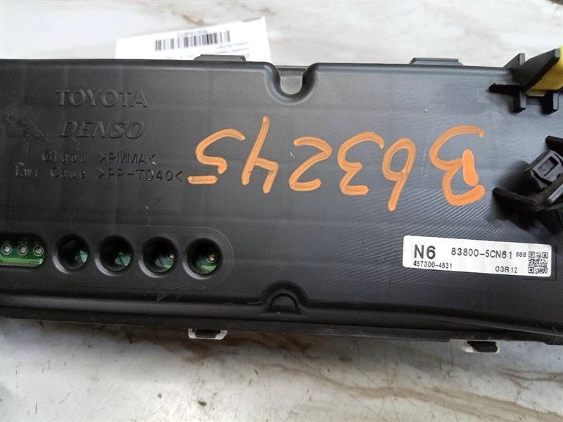 Used Speedometer Gauge fits: 2014 Toyota Prius cluster Prius C VIN B3 7th and 8t Foto 4 de 4