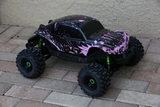 Custom Body Buggy Muddy Pink for V2 WideMaxx Traxxas Maxx 1/10 Truck Shell Cover