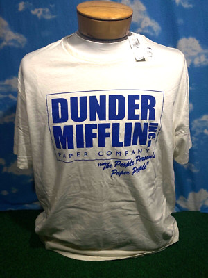 Dunder Mifflin Shirt T-shirt XXL 2XL New with Tags The Office Micheal Scott C17
