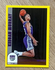 2022-23 Panini NBA Hoops Keegan Murray Tribute Yellow RC #284 Sacramento Kings