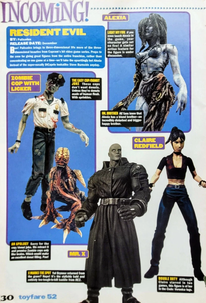 Resident evil 2024 7 action figures