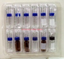 Chemglass Life Sciences Glass Sample Vials X 12 Per Pack Bonded Closures