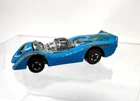 Hot Wheels Redline Jet Threat 1970 Light Blue/Turquoise Enamel Made In Hong Kong