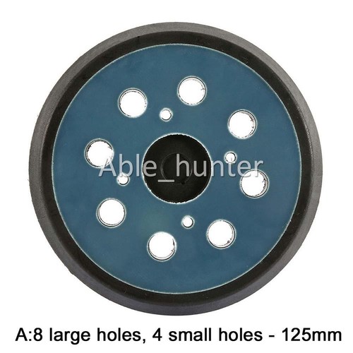 125mm Replacement Backing Pad For RyobiMilwaukee AEG Quality Orbital
