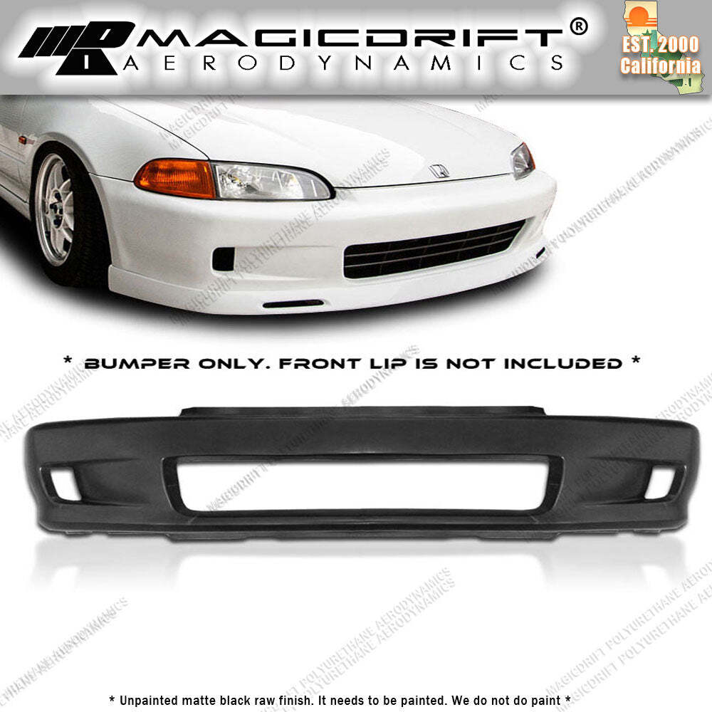 For 9295 HONDA CIVIC EG COUPE WC WHITECROW STYLE FRONT BUMPER COVER