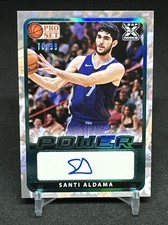 2021 Leaf Pro Set Power Platinum Spectrum Foil /99 Santi Aldama-Rookie Auto RC
