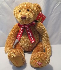 FOA Schwarz 23" Big Stuffed Jointed Bear with Name on foot "Laura" 2002