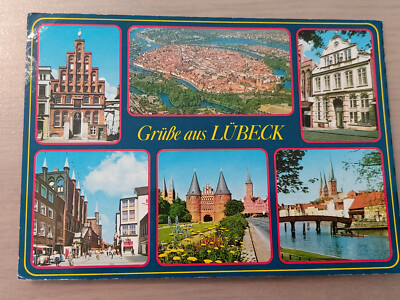 Postcard Lübeck Hanseatic city of Lü 2339 ungel_3