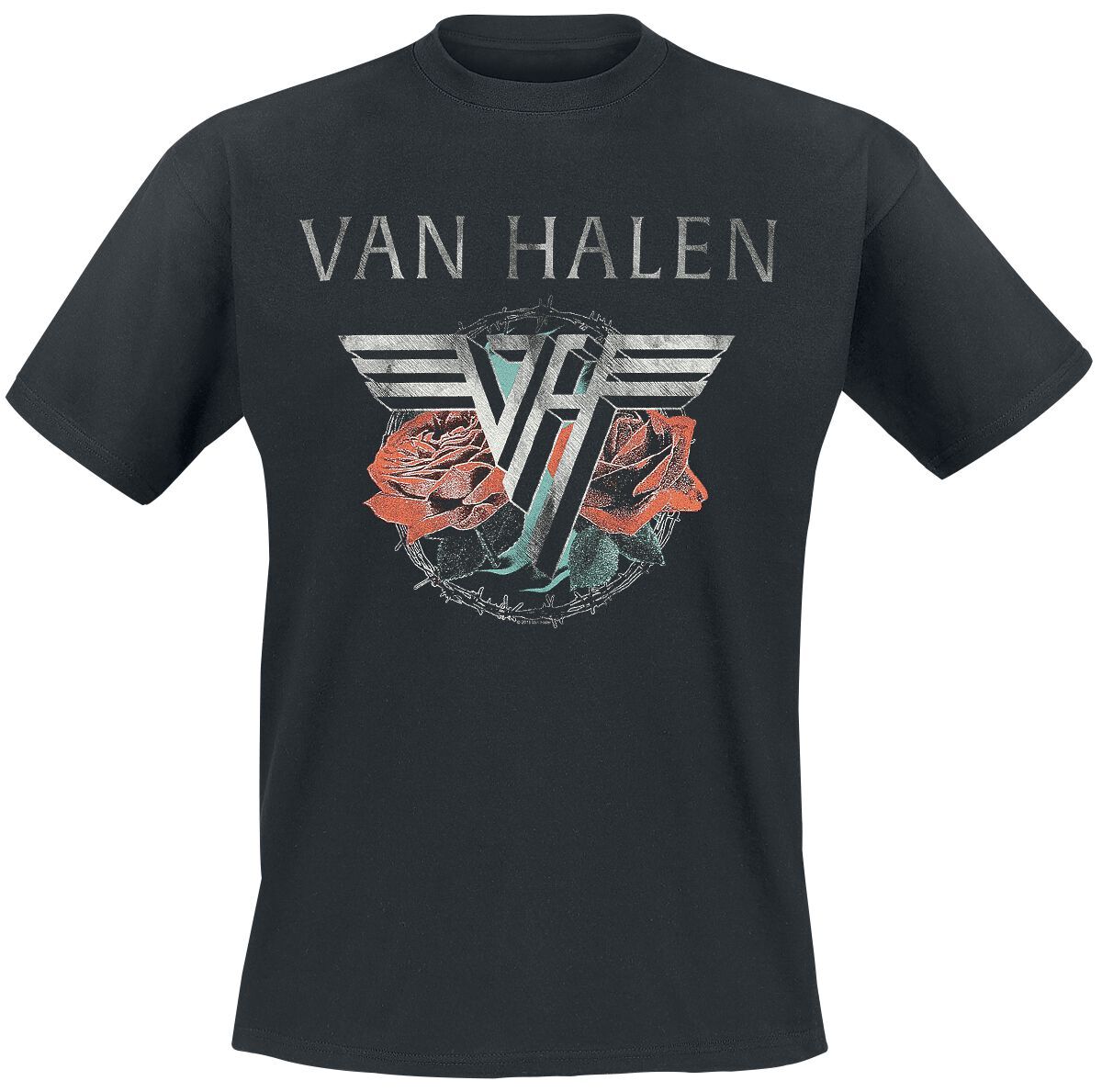 Футболка Van Halen Herren Tour 1984 schwarz Band-Товар группы 5090₽
