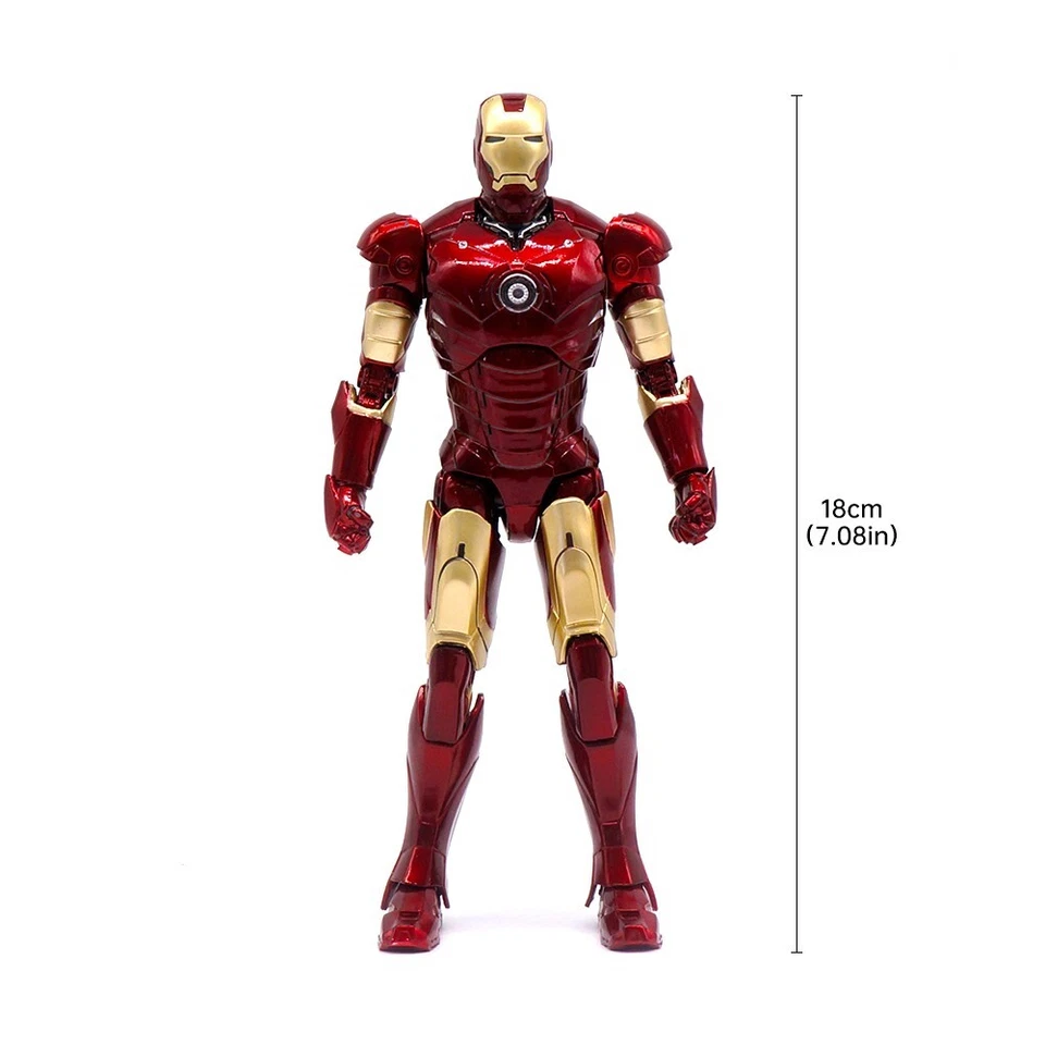 ZD TOYS MK3 IRON MAN Mark III Marvel PVC 7" Figura de Acción Modelo Estatua Juguete Foto 2 de 4