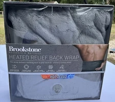 Brookstone Thera-Spa Heated Relief Back Wrap Hot or Cold for Tension & Stress