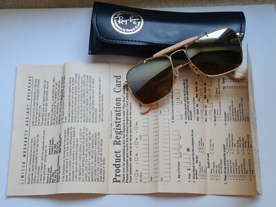 RARE NEW OLD STOCK VINTAGE RAY BAN CARAVAN BL USA BAUSCH&LOMB NOS