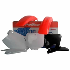 Polisport Plastic Kit Set Red Flo Honda CR125R 1995-1997 CR250R 1995-1996
