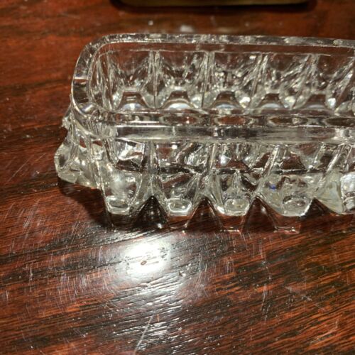 Vintage or Antique Brass & Glass Trinket Vanity Casket Box - Picture 9 of 19