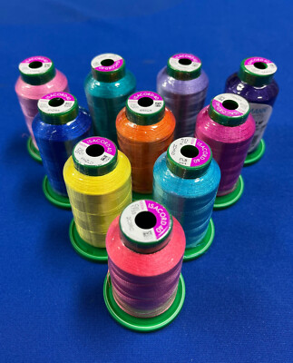 Summer Kit - 10 pack of Isacord Embroidery Thread 1000m  NEW