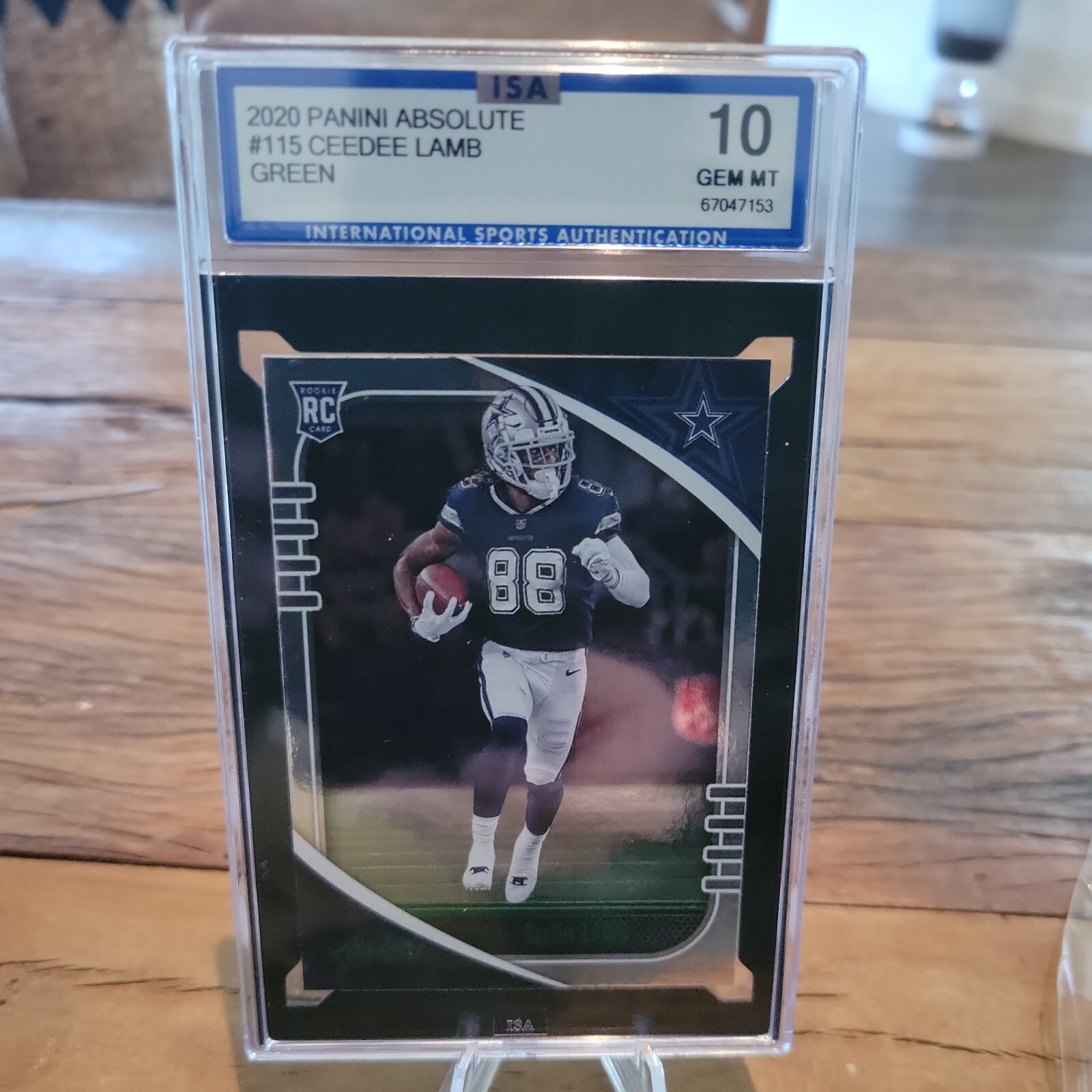 2020 Panini Prizm - Rookie #334 CeeDee Lamb (RC) Dallas Cowboys PSA 10