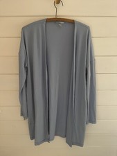 Intimately FREE PEOPLE NWT Women XS Blue Ribbed Knit L/S Duster Cardigan
