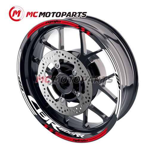 Cinta adhesiva a rayas para llanta de rueda de 17"" para Honda CBR600RR 2003-2020 16 17 18 - Imagen 13 de 22