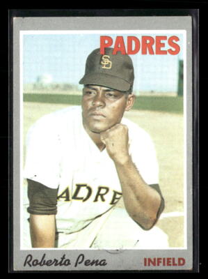 1970 Topps #44 Roberto Pena NM/MT+ Set Break!