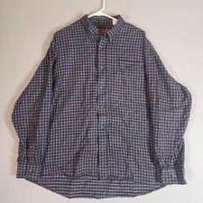 vtg Five Brother Heavy Flannel Shirt Mens 2XL Heavyweight USA Made Red Black