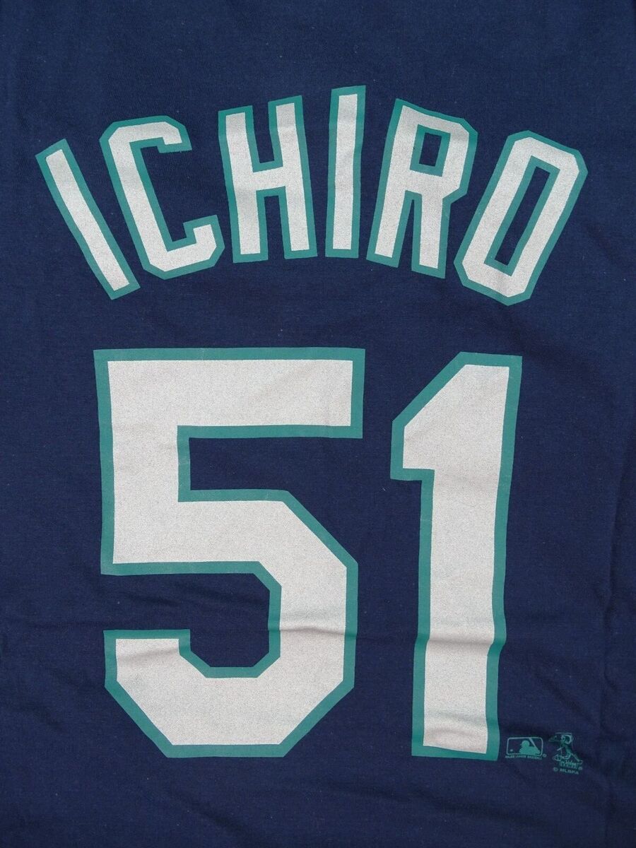 Seattle Mariners MLB Majestic Men's Big and Tall #51 Ichiro Seattle Mariners MLB Majestic Men's Big and Tall #51 Ichiro