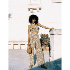 Faithfull the Brand Etta Floral Print Pant Set