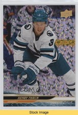 2024-25 Upper Deck Series 2 Rainbow Speckled Foil Henry Thrun #389 READ 8db