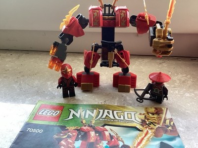 LEGO Ninjago 70500 Kais Feuerroboter Komplett mit Anleitung ohne OVP - Teils Neu