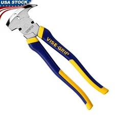 Fencing Pliers 10 1/4" Nickel Chromium Steel Anti Pinch & Slip Grip Durable Tool